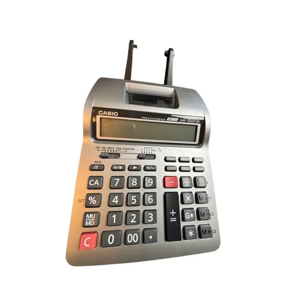 Casio HR-100TM Desktop Printing Calculator